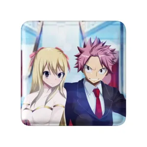 پیکسل مربعی ناتسو و لوسی انیمه فری تیل Fairy Tail