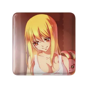 پیکسل مربعی لوسی و ناتسو انیمه فری تیل Fairy Tail
