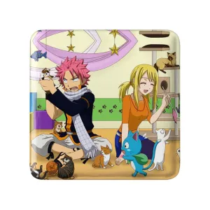 پیکسل مربعی لوسی و ناتسو انیمه فری تیل Fairy Tail