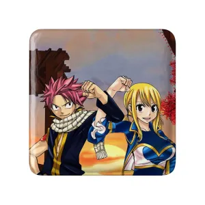 پیکسل مربعی لوسی و ناتسو انیمه فری تیل Fairy Tail