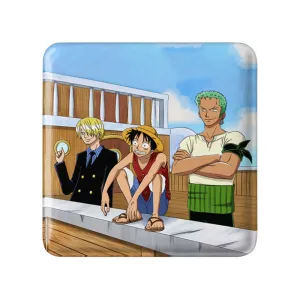 پیکسل مربعی زورو و لوفی و سانجی انیمه وان پیس One Piece