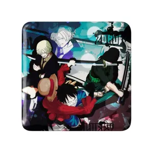 پیکسل مربعی زورو و لوفی و سانجی انیمه وان پیس One Piece