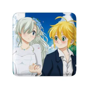 پیکسل مربعی ملیوداس و الیزابت انیمه هفت گناه کبیره