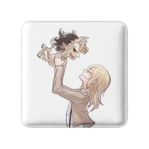 پیکسل مربعی هیستوریا و یمیر انیمه اتک آن تایتان Attack on Titan