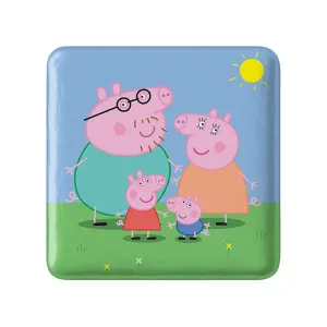 پیکسل مربعی خانواده پپا پیگ انیمیشن پپا پیگ Peppa pig