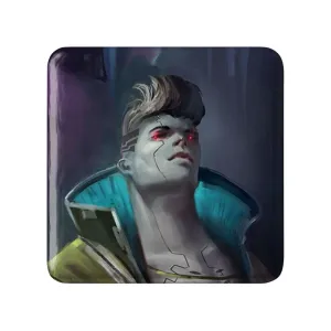 پیکسل مربعی دیوید انیمه سایبر پانک Cyberpunk