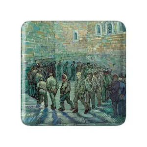 پیکسل مربعی نقاشی هواخوری زندانیان اثر ونسان ونگوگ