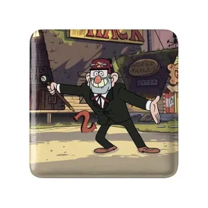 پیکسل مربعی عمو استن انیمیشن آبشار جاذبه Gravity Falls