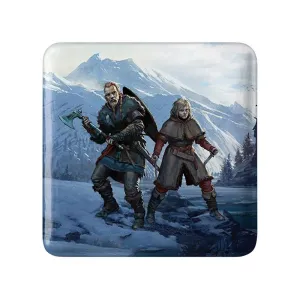 پیکسل مربعی اسکلاد و تورفین انیمه حماسه وینلند Vinland Saga