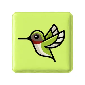 پیکسل مربعی حیوانات بامزه مرغ مگس خوار