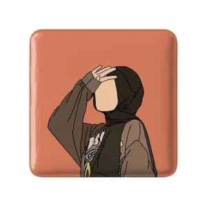 پیکسل مربعی مینیمال باحجاب