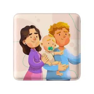 پیکسل مربعی خانواده شاد