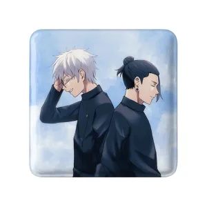 پیکسل مربعی گتو و گوجو ساتورو انیمه جوجوتسو کایزن Jujutsu Kaisen