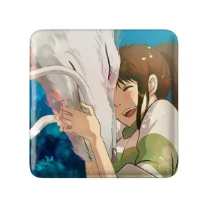 پیکسل مربعی چیهیرو و هاکو انیمه شهر اشباح Spirited Away