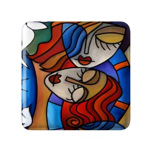 پیکسل مربعی نقاشی انتزاعی