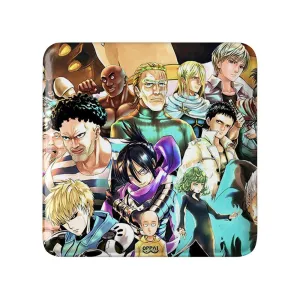 مگنت مربعی انیمه مرد تک مشتی One Punch Man