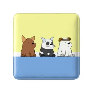 مگنت مربعی سه خرس کله پوک