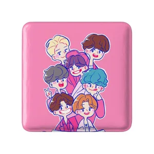 مگنت مربعی گروه بی تی اس BTS