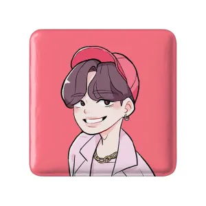 مگنت مربعی شوگا Suga گروه بی تی اس BTS