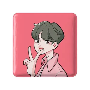 مگنت مربعی جین Jin گروه بی تی اس BTS