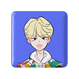 مگنت مربعی جین Jin گروه بی تی اس BTS