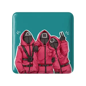 مگنت مربعی بازی مرکب Squid Game