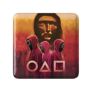 مگنت مربعی بازی مرکب Squid Game