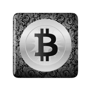 مگنت مربعی ارز دیجیتال بیت کوین