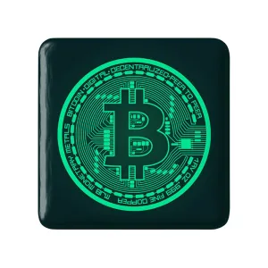 مگنت مربعی ارز دیجیتال بیت کوین