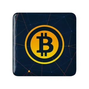مگنت مربعی ارز دیجیتال بیت کوین