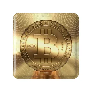 مگنت مربعی ارز دیجیتال بیت کوین