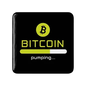 مگنت مربعی ارز دیجیتال بیت کوین