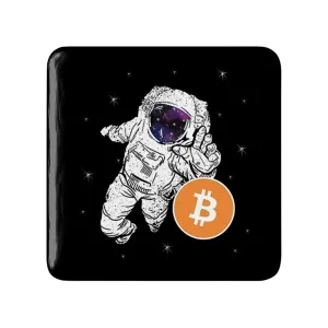 مگنت مربعی ارز دیجیتال بیت کوین