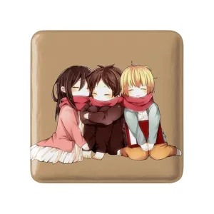 مگنت مربعی ارن و میکاسا و آرمین انیمه اتک آن تایتان Attack on Titan