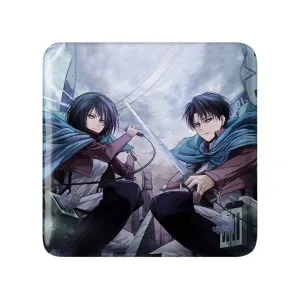 مگنت مربعی لیوای و میکاسا انیمه اتک آن تایتان Attack on Titan