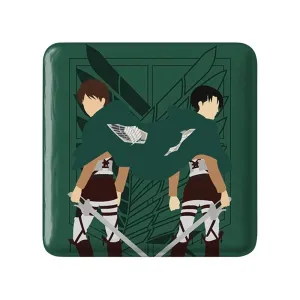 مگنت مربعی ارن و لیوای انیمه اتک آن تایتان Attack on Titan