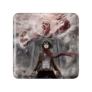 مگنت مربعی میکاسا و تایتان غول آسا انیمه اتک آن تایتان Attack on Titan