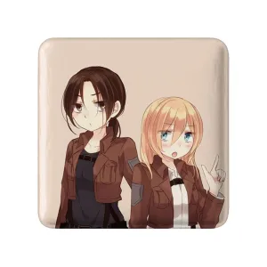 مگنت مربعی یمیر و هیستوریا انیمه اتک آن تایتان Attack on Titan