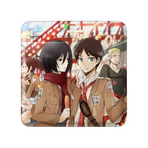 مگنت مربعی ارن و میکاسا انیمه اتک آن تایتان Attack on Titan