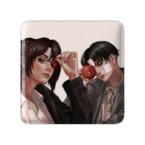 مگنت مربعی لیوای و هانجی انیمه اتک آن تایتان Attack on Titan
