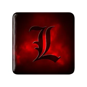 مگنت مربعی ال انیمه دفترچه مرگ Death Note