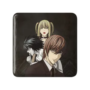 مگنت مربعی لایت و ال و میسا انیمه دفترچه مرگ Death Note