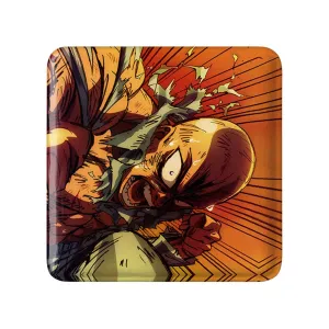 مگنت مربعی سایتاما انیمه مرد تک مشتی One Punch Man