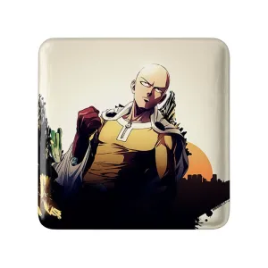 مگنت مربعی  سایتاما انیمه مرد تک مشتی One Punch Man