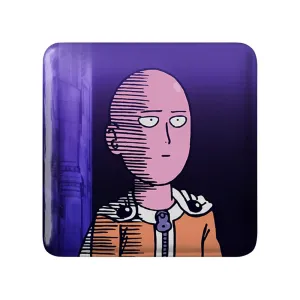 مگنت مربعی سایتاما انیمه مرد تک مشتی One Punch Man