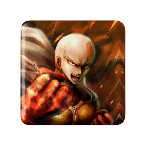 مگنت مربعی سایتاما انیمه مرد تک مشتی One Punch Man