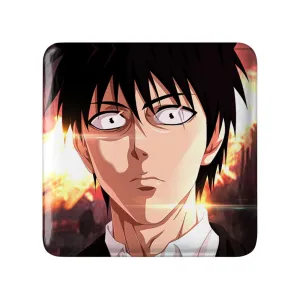 مگنت مربعی سایتاما انیمه مرد تک مشتی One Punch Man