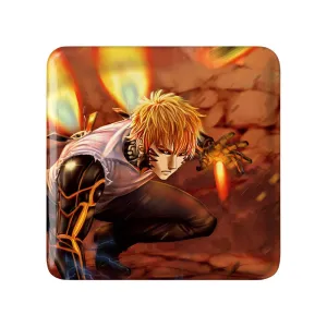 مگنت مربعی جنوس انیمه مرد تک مشتی One Punch Man