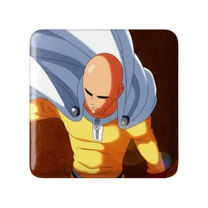 مگنت مربعی سایتاما انیمه مرد تک مشتی One Punch Man