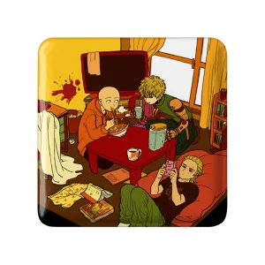 مگنت مربعی سایتاما و جنوس انیمه مرد تک مشتی One Punch Man